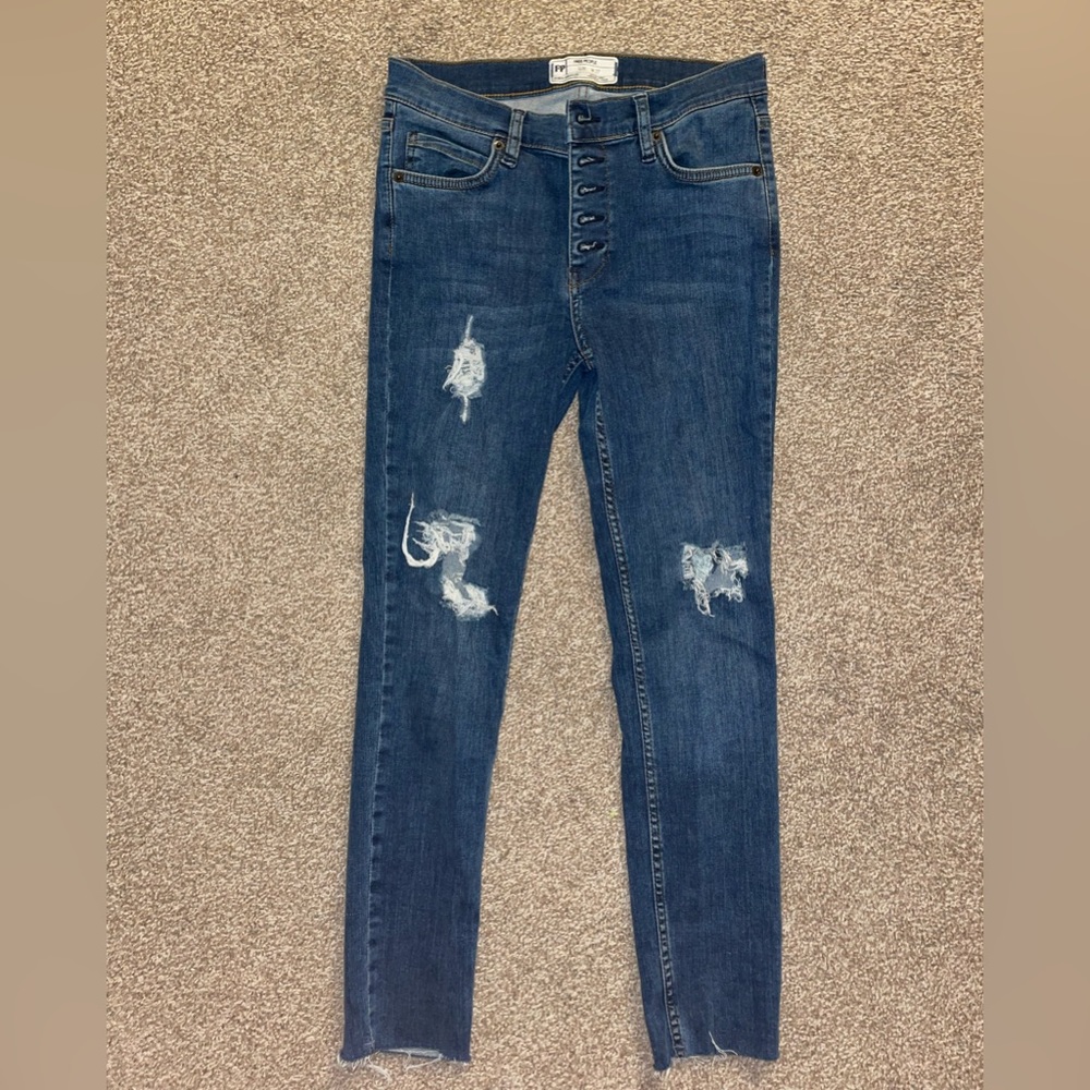 Free people ripped jeans